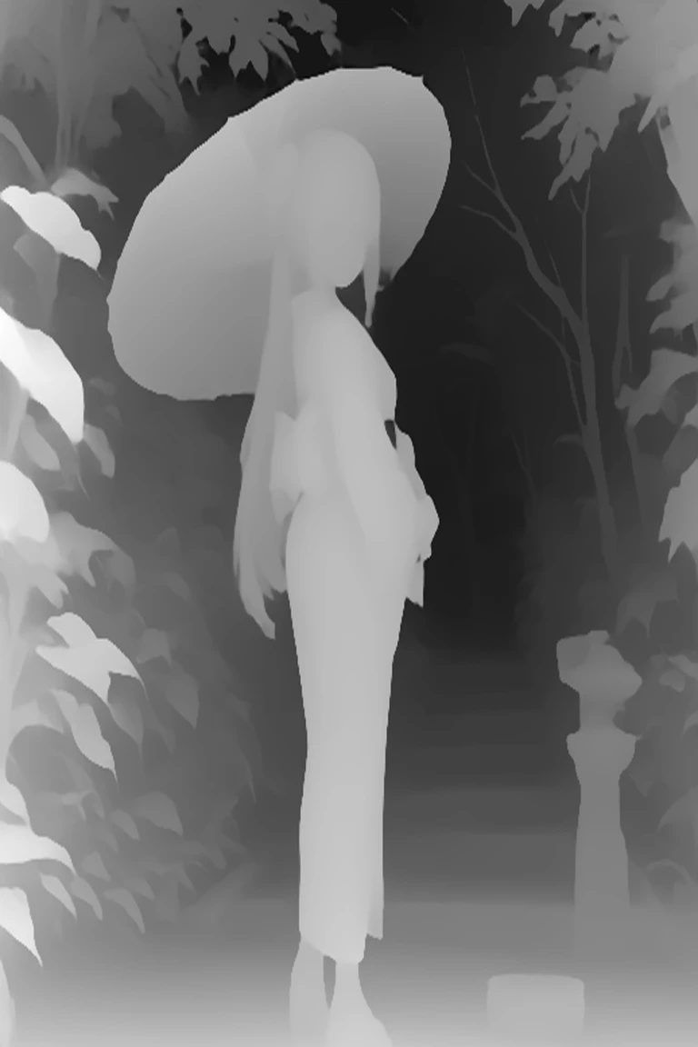 Depth map to witch forest input